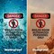 Signmission Boiler Room Authorized Danger Sign, Plastic, 7in W x 10in L, 2PK OS-2PACK-DS-P-710-V-1048 - alternate 2
